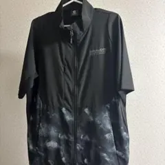 GIRAUDM 半袖 フルジップ ジャケット ブラックのサムネイル
