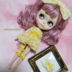 553 アイシードール アウトフィット6点セット 黄色ランジェコス(黄色)