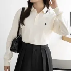 WEGOU.S. POLO ASSN.別注ラインポロシャツ