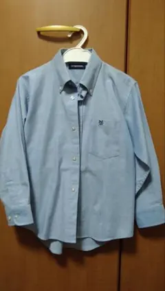 IVY BROTHERS 水色 ボタンダウンシャツ 130