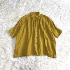 Honnete オネット シャツカーディガン 羽織り アイリッシュリネン Honnete アイリッシュリネン ロングシャツカーディガン2024 オネット