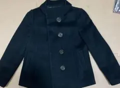 【美品】INDIVI黒ハーフコート36サイズ✳︎アンゴラ・ウール