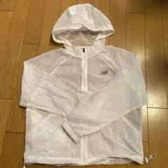New Balance ホワイト ウィンドブレーカー