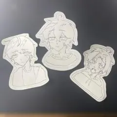 イラスト　3人　セット売り