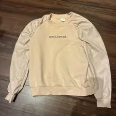 H&Mの薄手トレーナー異素材13才〜14才