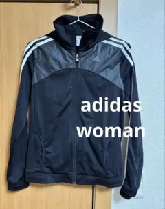 adidas ジャージ ジャケット ブラック（woman）のサムネイル