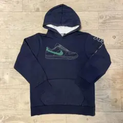 NIKE ネイビー パーカー kids14-16
