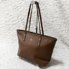 コーチ　coach トートバッグ　レザー　ブラウンのサムネイル