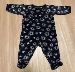 ネイビー 星柄ロンパース 3m/60cm petit bateau
