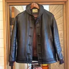 varde77レザージャケット サイズ2 Crack leather double wide jacket – Varde77 official site