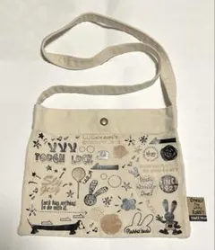 ディズニー　オズワルド　キャンパス生地　ショルダーバック