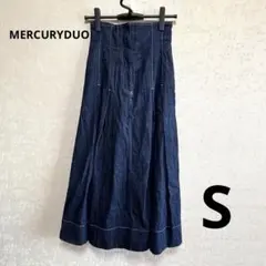 MERCURYDUO☆デニムハイウエストロングスカート　オールシーズン
