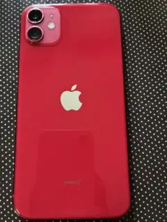 iPhone 11 Red 本体 ひび割れあり - メルカリ