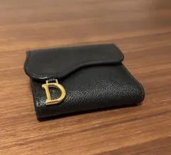 Christian Dior 三つ折り財布 ブラックのサムネイル