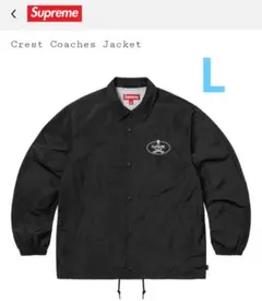 Supreme Crest Coaches Jacket Black