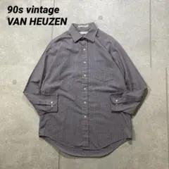 y2k grunge 90sヴィンテージ VAN HEUZEN 長袖チェック L