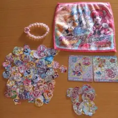 Precure Allstars セット タオル シール ブレスレット
