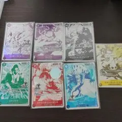 ワンピース 4周年! 四皇トレジャーゲットキャンペーンパック 7種