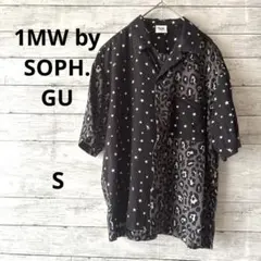 1MW by SOPH. GU 半袖シャツ スター レオパード柄　Sのサムネイル