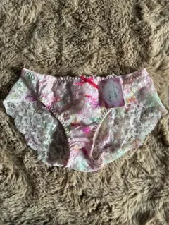 ピンク系 ショーツ レース Lサイズ