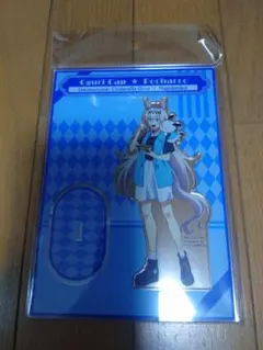 ウマ娘シンデレラグレイ✕はぴだんぶいアクリルスタンド　オグリキャップ✕ポチャッコ