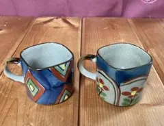 九谷焼カップ2個セット