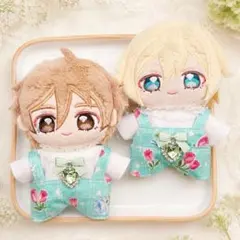 いつぬいサイズ☆オレンジ×イチゴ柄♡4点set☆あんスタぬい服 - メルカリ