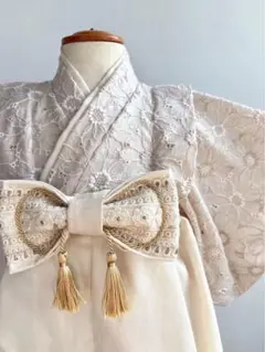 大人気♡ふわふわ白チュール被布 七五三 100〜110cm - メルカリ