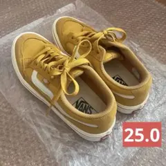 VANS ファルケンスニーカー イエロー系 軽量25.0cm