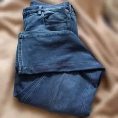 UNIQLO HEATTECH ダークブルー ジーンズ 33(84センチ)