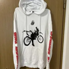 H&M TEAM BIEBER ホワイト M パーカー