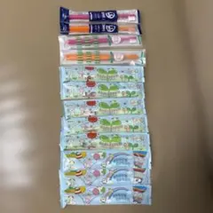 子供用歯ブラシ まちがいさがし and 大人用4本