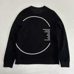 DIESEL BLACK GOLD スウェット　プリント　Mサイズ　ブラック