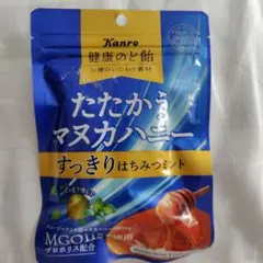 カンロ　たたかうマヌカハニー　すっきりはちみつミント　一袋　のど飴のサムネイル
