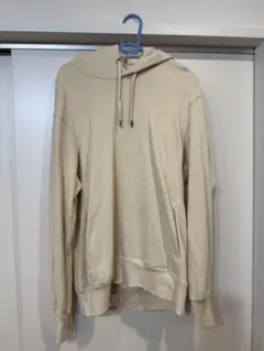 UNIQLO 生成り フード付きパーカー L