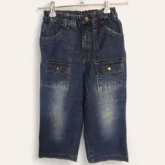 ダークブルーデニムパンツ 100cm