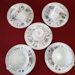 NIPPON TOKI KAISHA オールドノリタケ カップ・ソーサー 5客