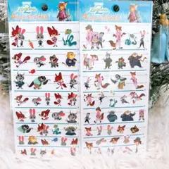 ズートピア 4サイズ シールセット