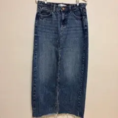 ZARA デニムロングスカート