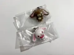 サンリオ オールスターズ めじるし シュガーバニーズ しろうさ　くろうさ　2点