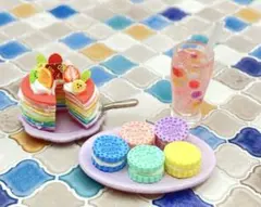 ミニチュアスイーツ サマースイーツ ミニチュアフード ハンドメイド