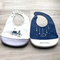 シリコンエプロン　お食事エプロン