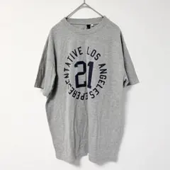 Barcedos バルセドス Tシャツ 半袖 グレー系 ロゴT L カジュアルのサムネイル
