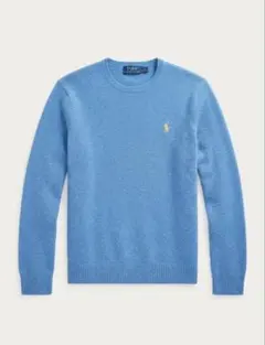 POLO RALPH LAUREN クルーネックニット ブルー