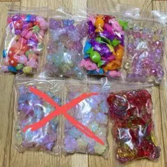 ビーズセット 多彩な色と形