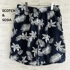 【SCOTCH & SODA】ウェスト総ゴム ボタニカル柄 ショートパンツのサムネイル