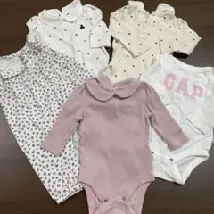 baby GAP 襟付きロンパース 0-3ヶ月用　他5点