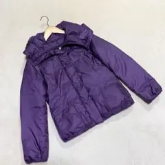 美品 アクアスキュータム Aquascutum ダウンジャケット パープル