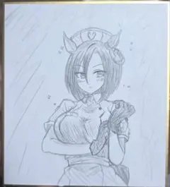 手描きイラストウマ娘スーパークリークファンアート原画 1点物 - メルカリ