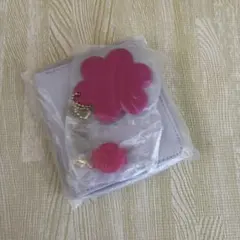 JILLSTUART レザー調ポーチ 印鑑マット&朱肉ケース